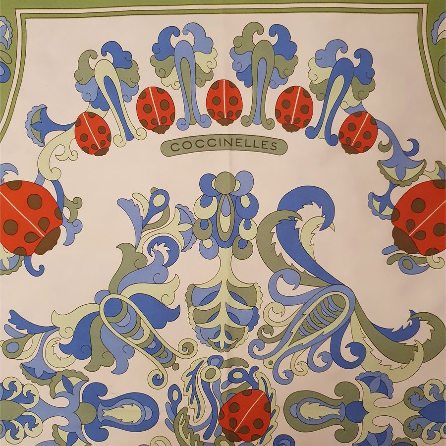 Hermès Foulard "les Coccinelles"