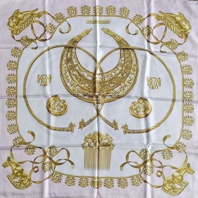Hermès Foulard "les Cavalier D'or" Vladimir Rybaltchenko