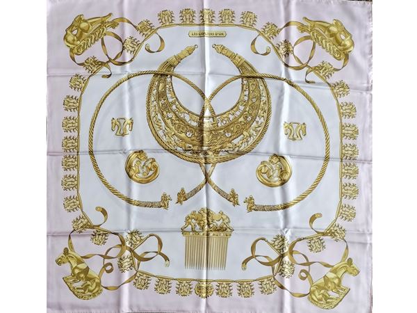Hermès foulard "Les cavalier d'or" Vladimir Rybaltchenko