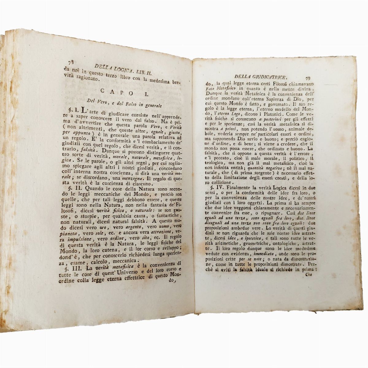 La Logica per i Giovanetti del Sig. Abbate Antonio Genovesi