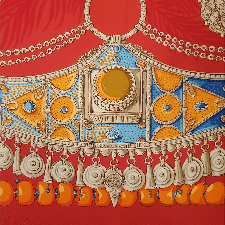 Hermès Foulard "terre Prescieuses" di Annie Faivre