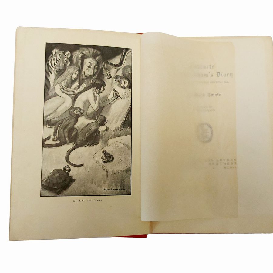 Extracts From Adam's Diary Traslated From The Original Ms. By Mark Twain