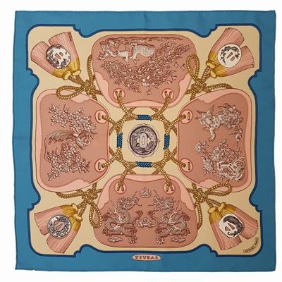 Hermès Sciarpina da Collo "tsubas" di Christiane Vauzelles