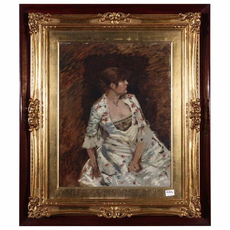 Girolamo Pieri Nerli Attribuito - Ritratto di Dama