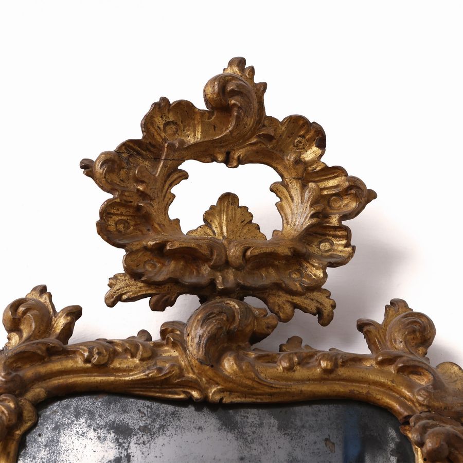 Coppia di Specchiere a Ventola in Legno Dorato