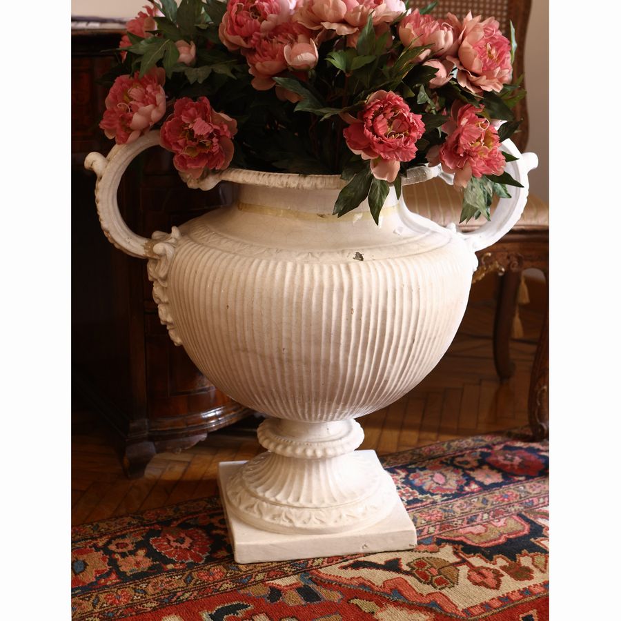 Grande Vaso in Terracotta Smaltata
