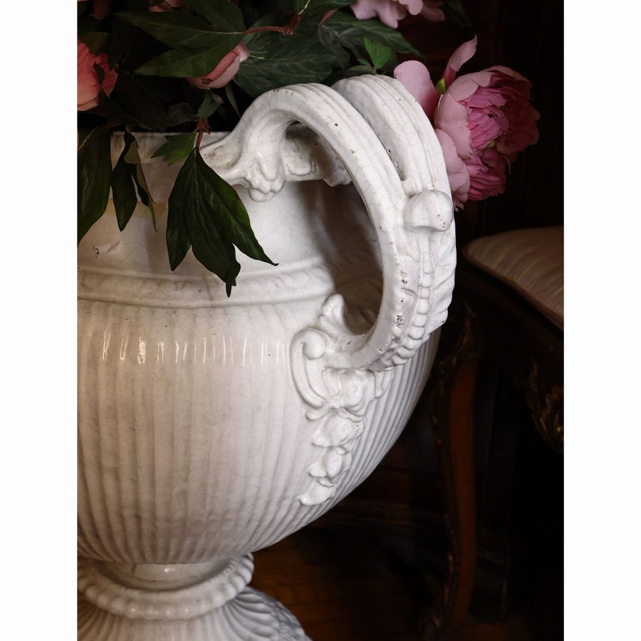 Grande Vaso in Terracotta Smaltata