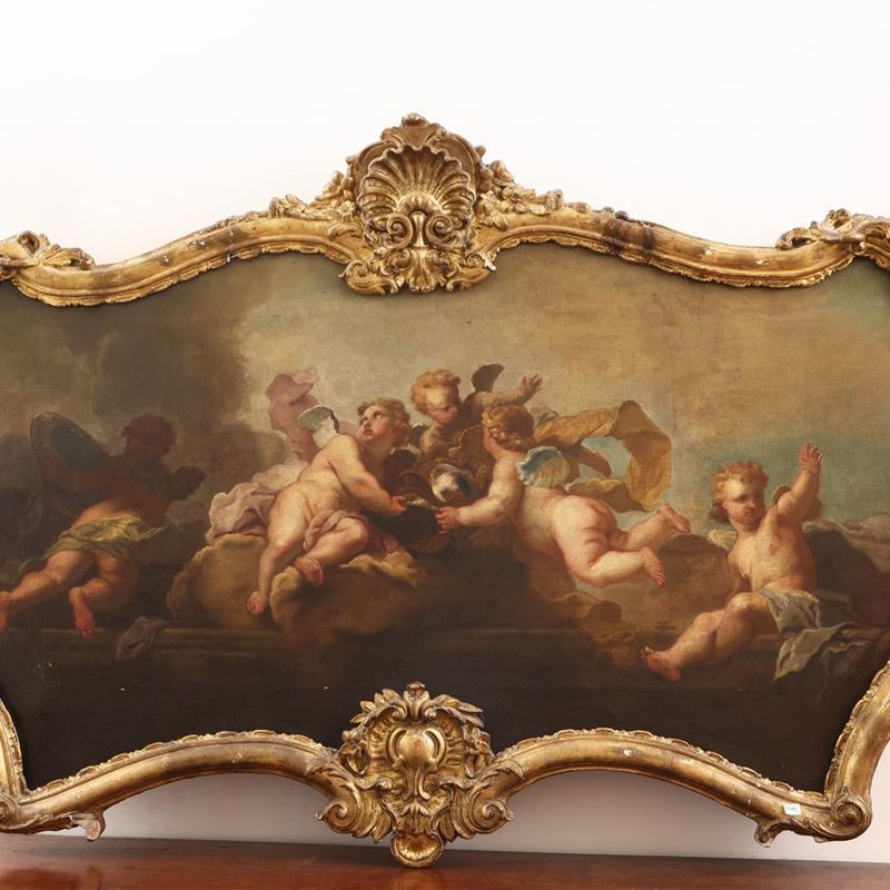 Scuola Veneta del XVIII Secolo - Trionfo di Putti