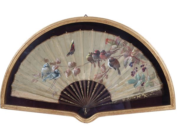 Big fan, Billotey  (late 19th century)  - Auction A florentine house. Between tradition and modernity Collection, paintings and furnishing - III - - Maison Bibelot - Casa d'Aste Firenze - Milano