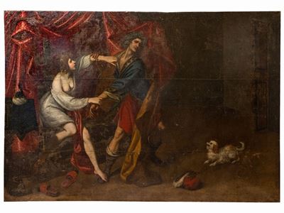 Giuseppe e la Moglie di Putifarre, da Giovanni Bilivert