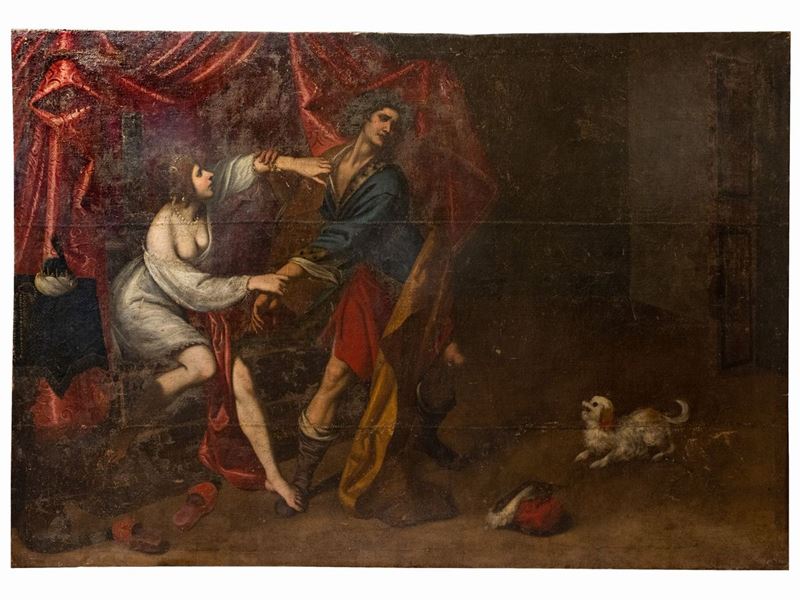 Bottega di Giovanni Bilivert - Giuseppe e la Moglie di Putifarre, da Giovanni Bilivert