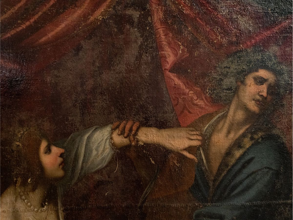 Bottega di Giovanni Bilivert - Giuseppe e la Moglie di Putifarre, da Giovanni Bilivert