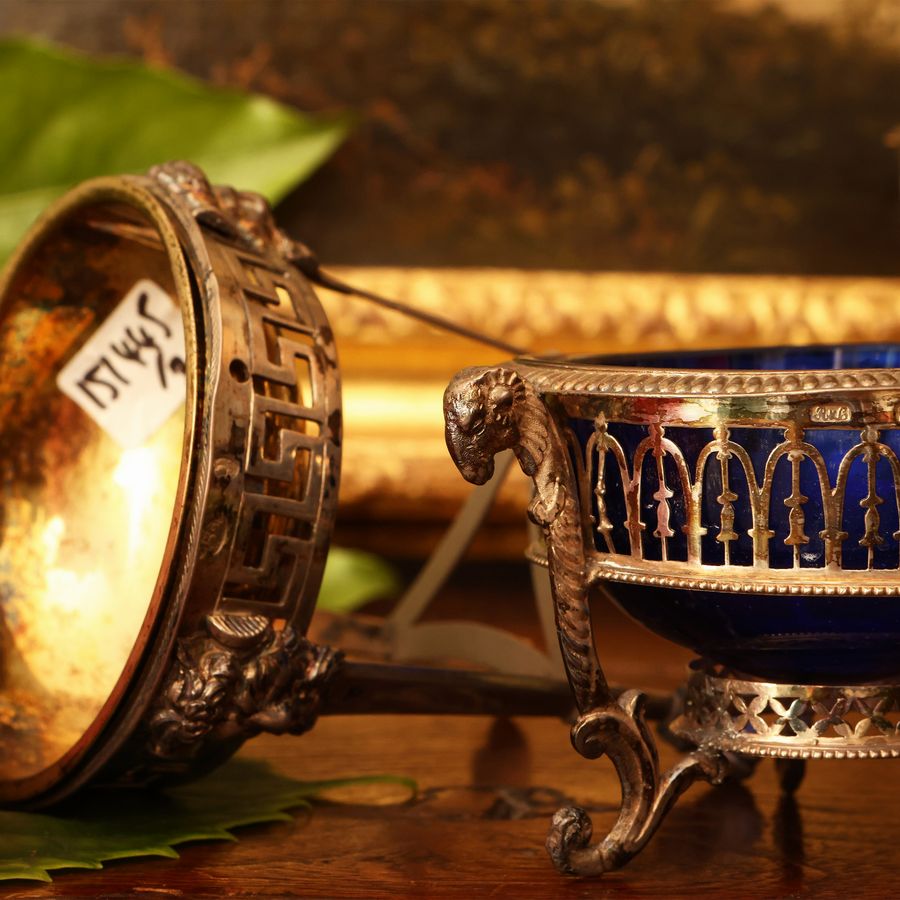 Coppia di Saliere in Argento