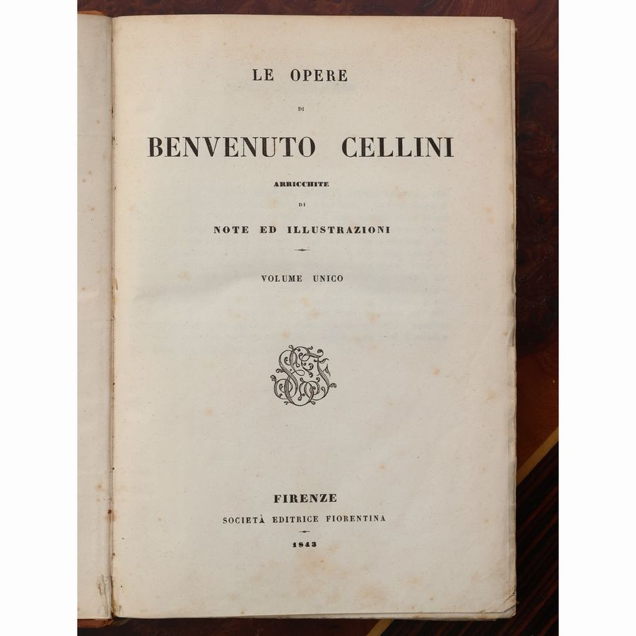 Vita di Benvenuto Cellini Orefice e Scultore Fiorentino