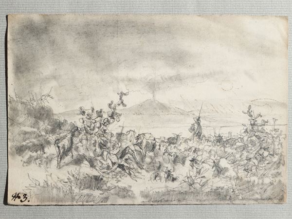Scena di caccia - Scene di guerra, Paesaggi con personaggi