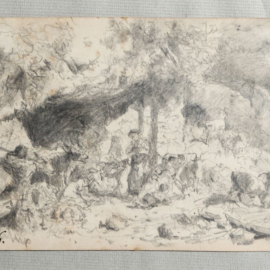 Scena di Caccia - Scene di Guerra, Paesaggi con Personaggi