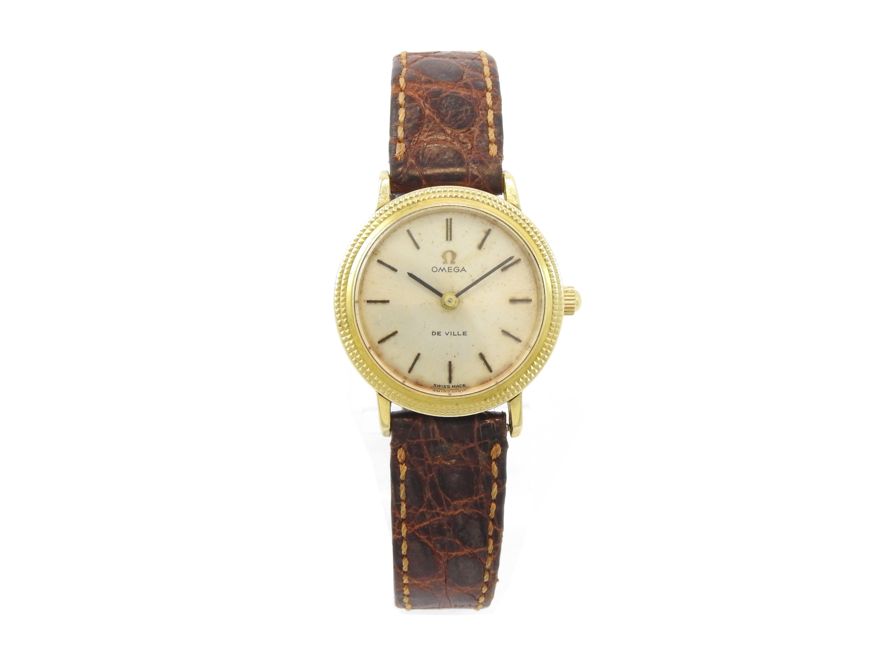 Orologio da Polso per Donna Omega De Ville in Oro Giallo