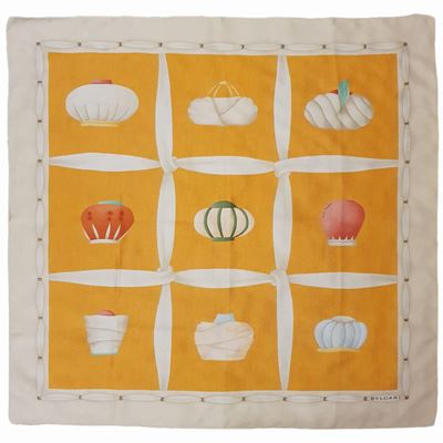 Bulgari Foulard "borsette" di Davide Pizzigoni
