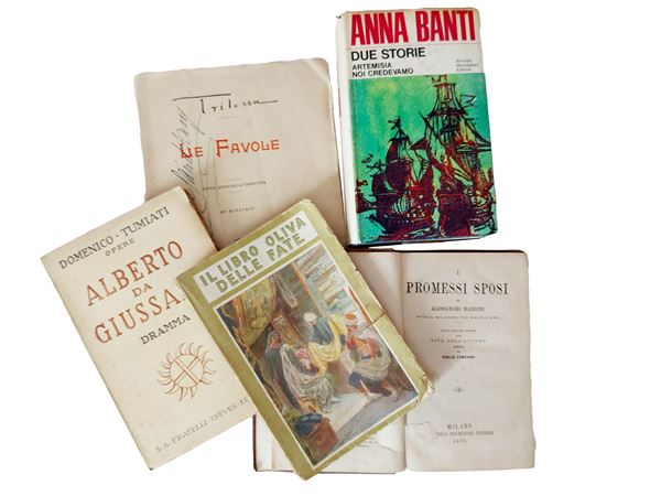 Italian fiction and poetry  - Auction Ancient and art books - Maison Bibelot - Casa d'Aste Firenze - Milano