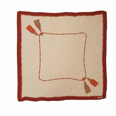 Chanel Foulard in Seta Jaquard con Nappe