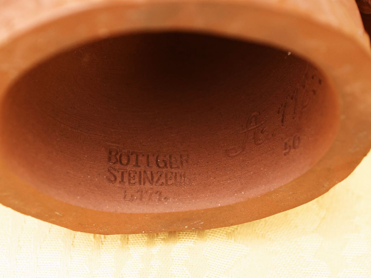 Figura in Terracotta, Böttger Steinzeug Meissen
