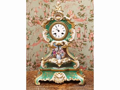 Orologio da Tavolo in Porcellana