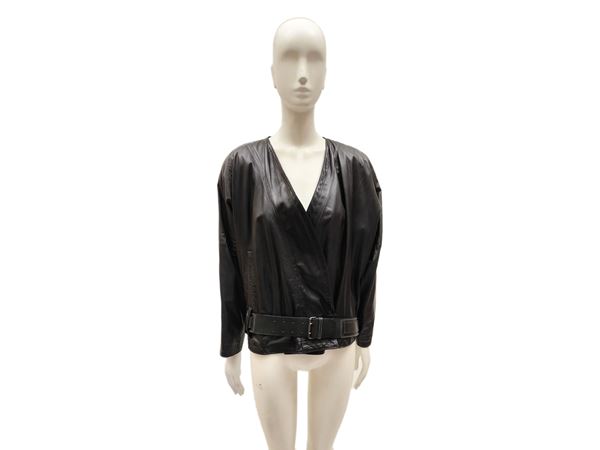 Gianni Versace, Composé in black leather