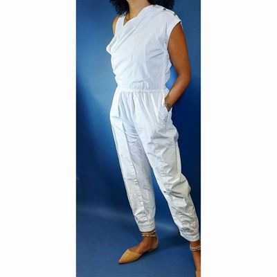 Gianni Versace Tuta in Cotone Bianco
