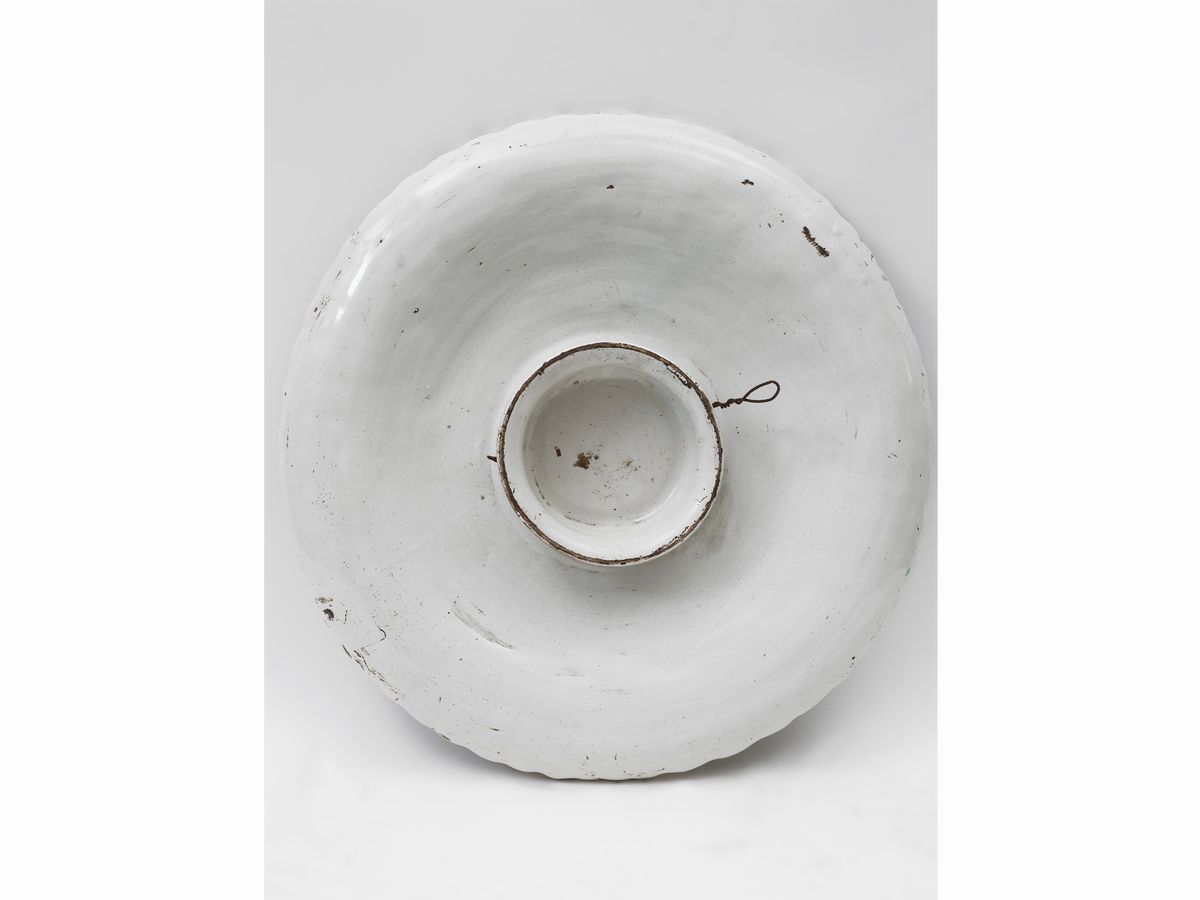 Piatto da Parata in Terracotta Invetriata