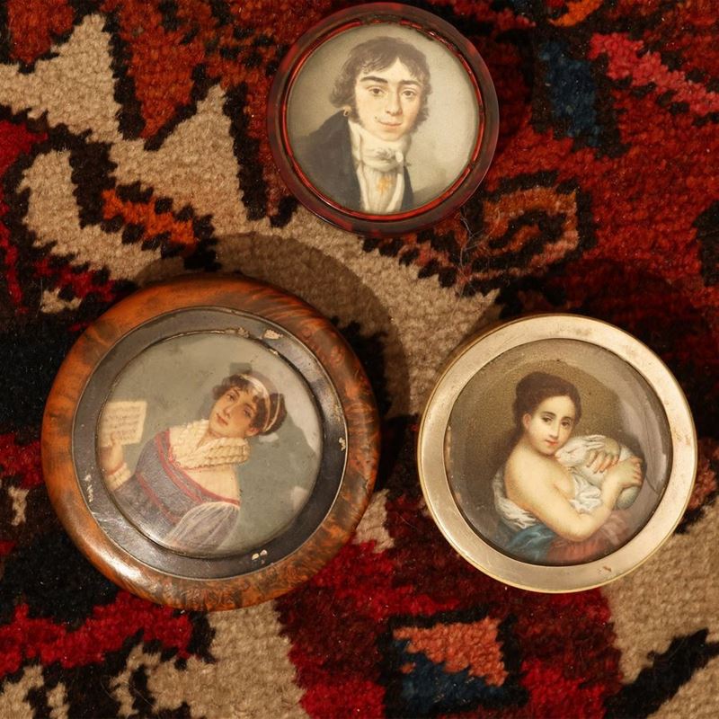 Tre Tabacchiere da Collezione