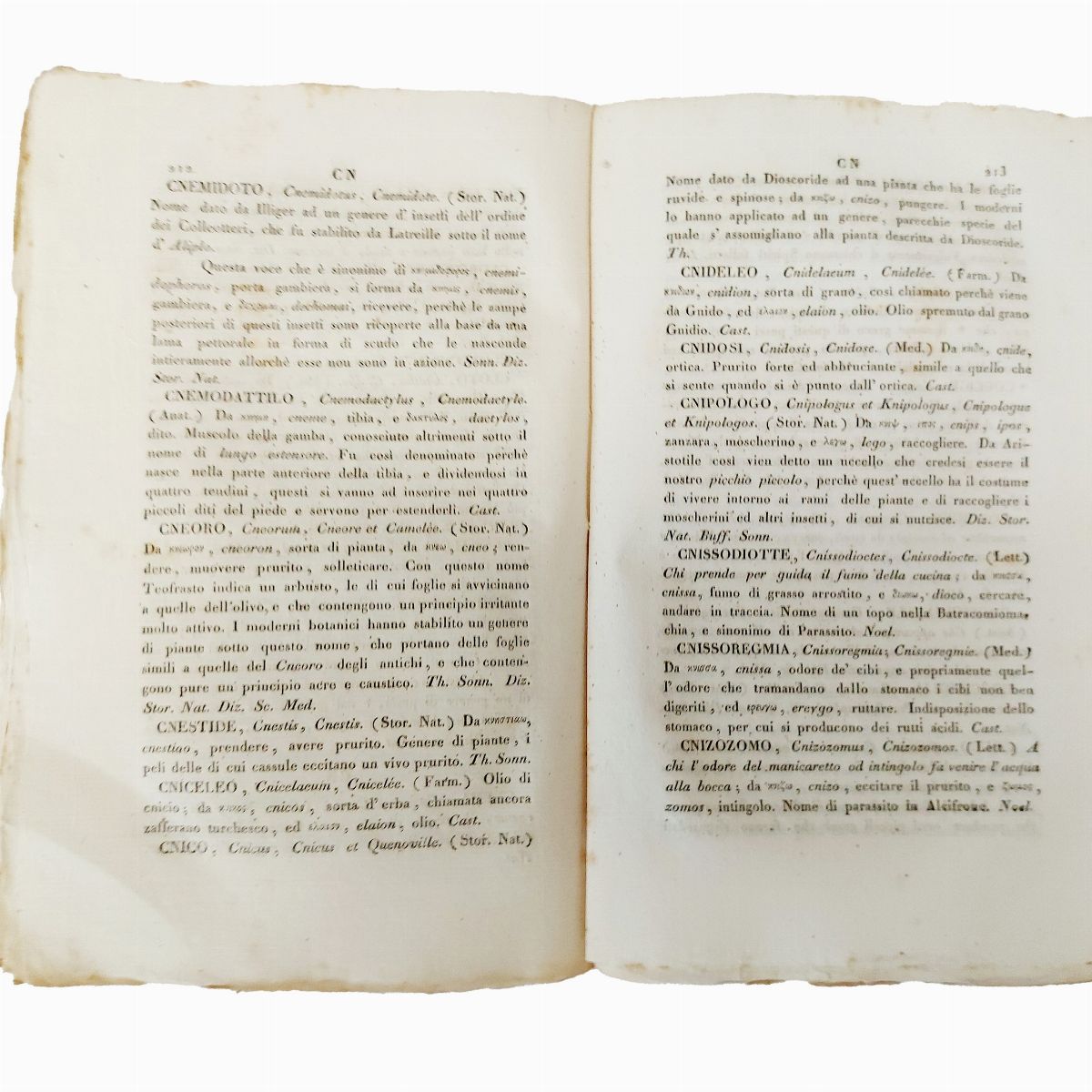 Dizionario Etimologico di Tutti i Vocaboli Usati nelle Scienze, Arti e Mestieri...