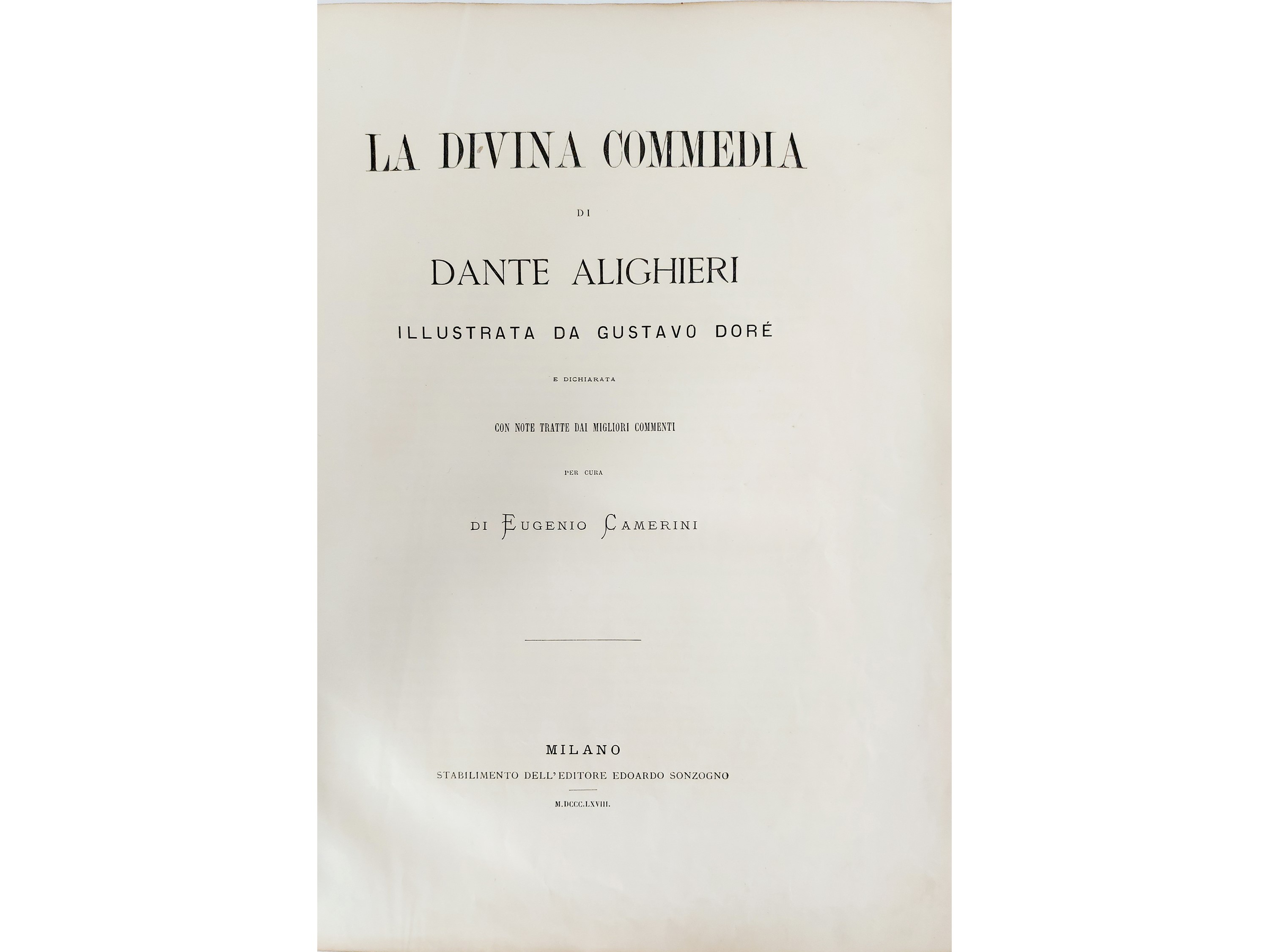 Dante Alighieri - La Divina Commedia Illustrata da Gustavo Doré