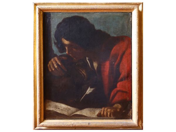 Seguace di Giovanni Francesco Barbieri, detto Guercino - Saint John the Evangelist