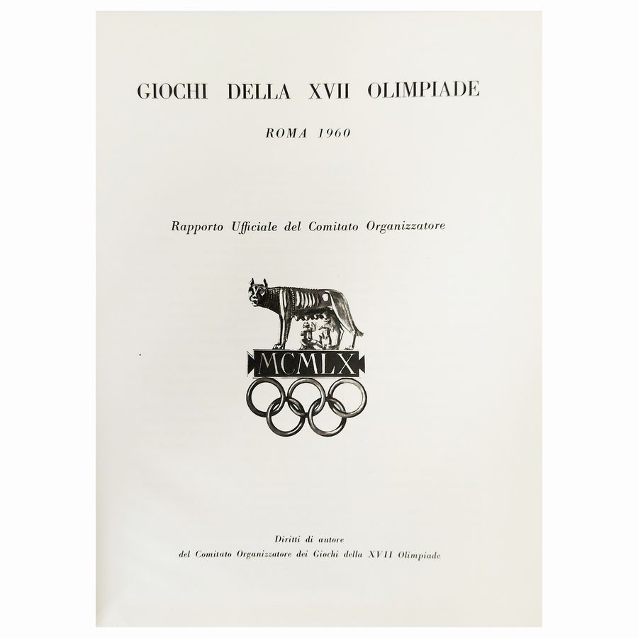 Giochi della XVII Olimpiade. Roma 1960