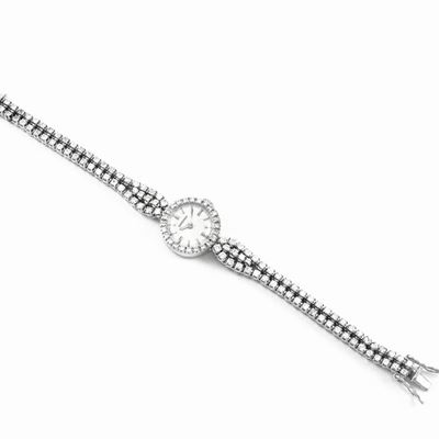 Orologio da Polso per Donna Longines in Oro Bianco con Diamanti