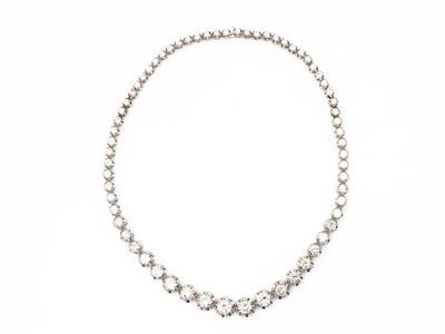 Girocollo Riviera in Oro Bianco con Diamanti