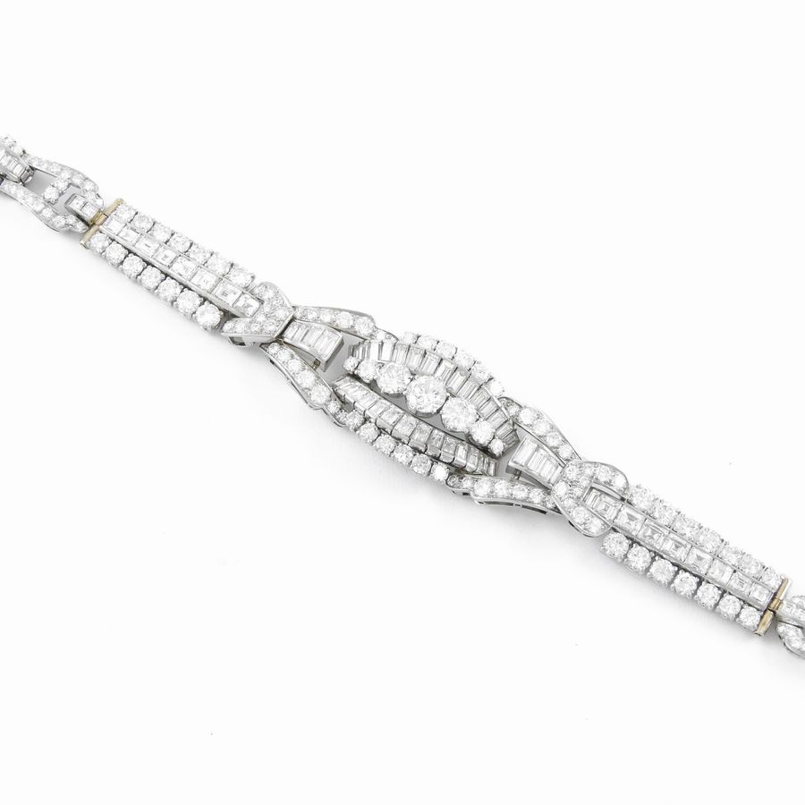 Bracciale in Oro Bianco con Diamanti