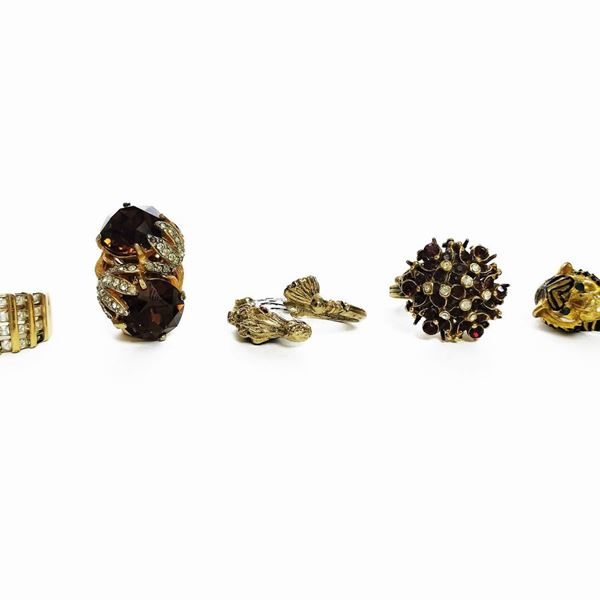 Lotto di anelli  - Asta Fashion Vintage - Maison Bibelot - Casa d'Aste Firenze - Milano