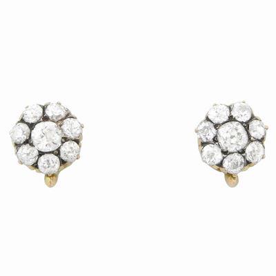 Orecchini in Oro Giallo e Diamanti