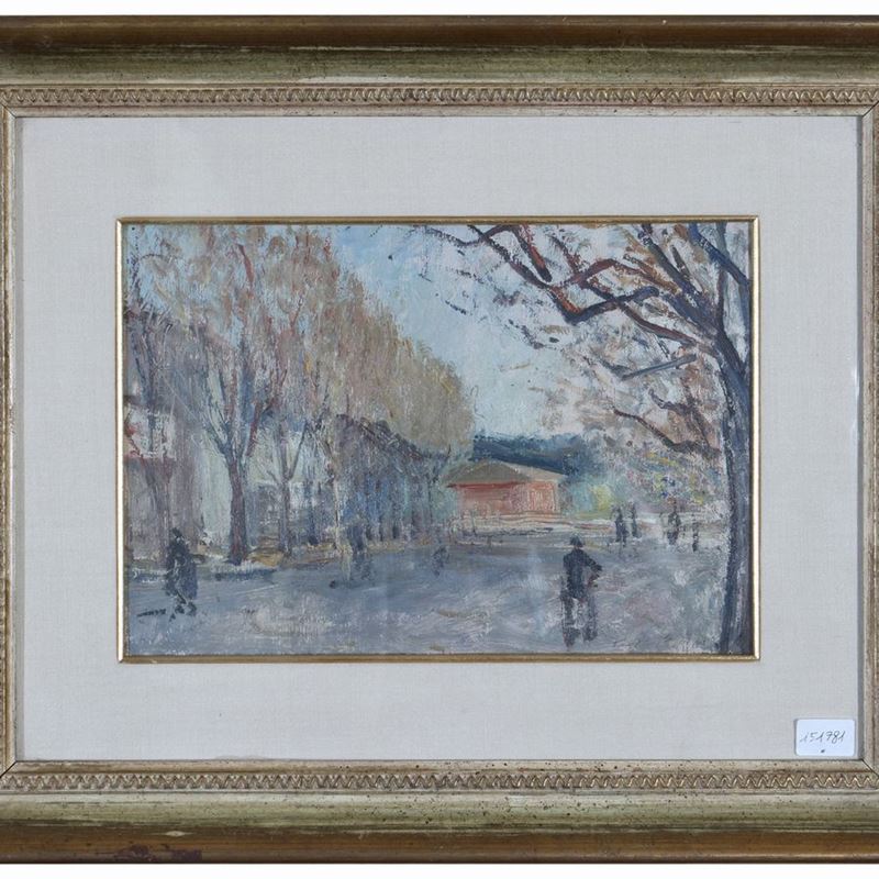 Silvio Polloni - Scorcio di Strada