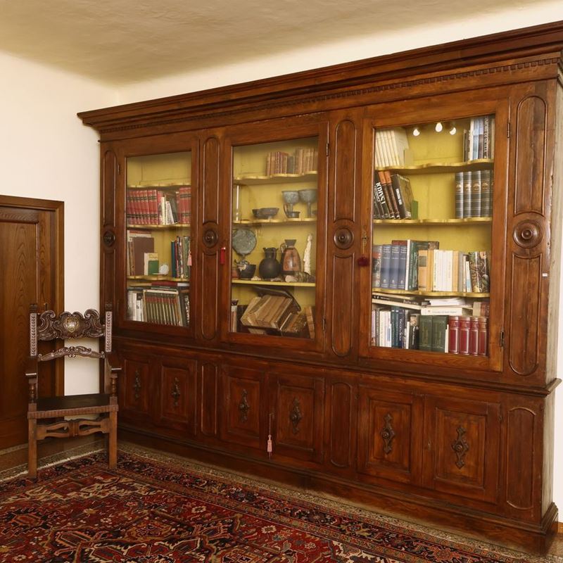 Grande Libreria in Legno Tenero