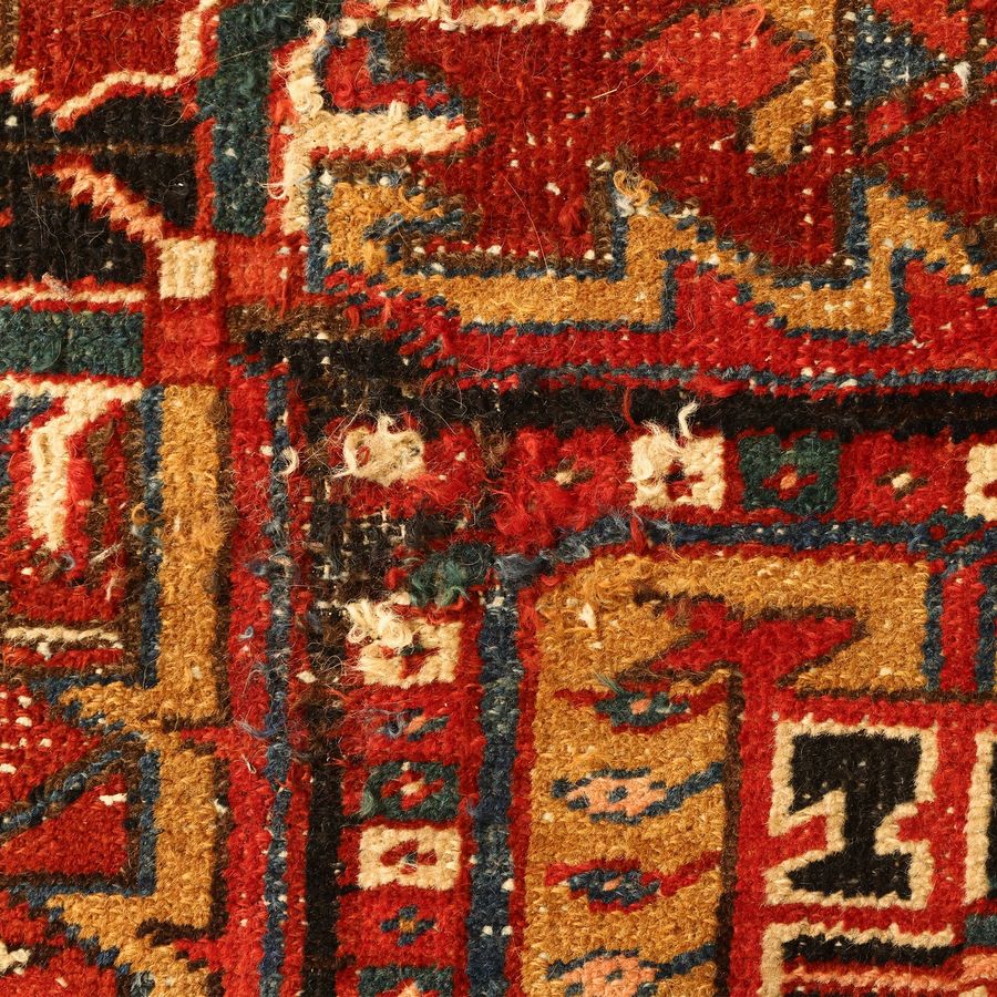Tappeto Caucasico di Vecchia Manifattura