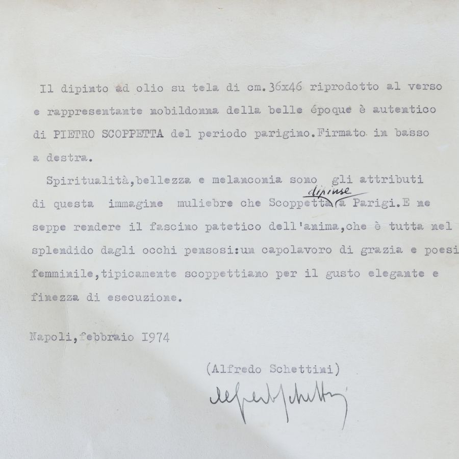 Pietro Scoppetta - Ritratto Femminile