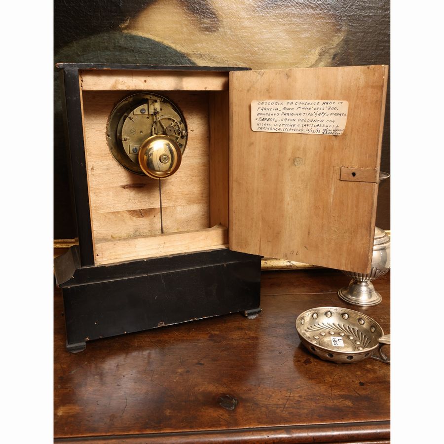 Orologio da Mensola in Legno Ebanizzato