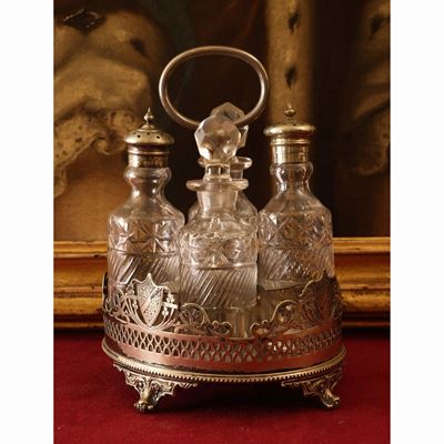 Cruet in Metallo Argentato