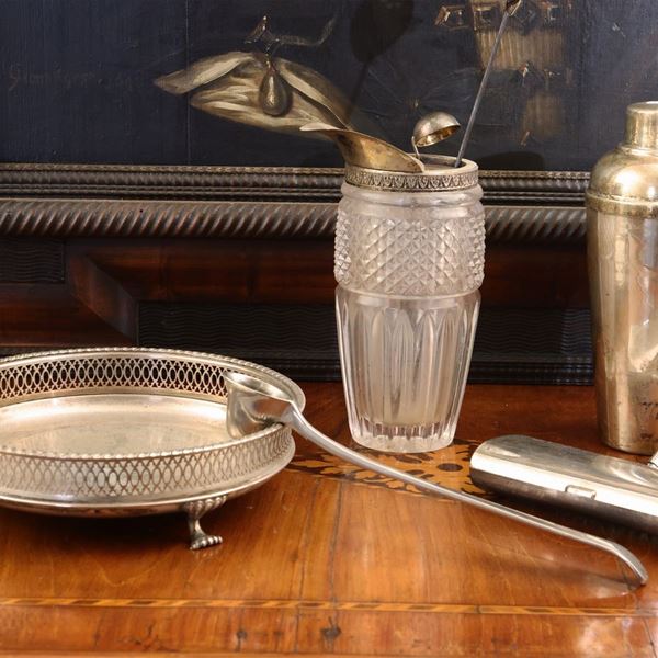 Lot of accessories for preparing cocktails  - Auction Two collections from Pisa - Maison Bibelot - Casa d'Aste Firenze - Milano