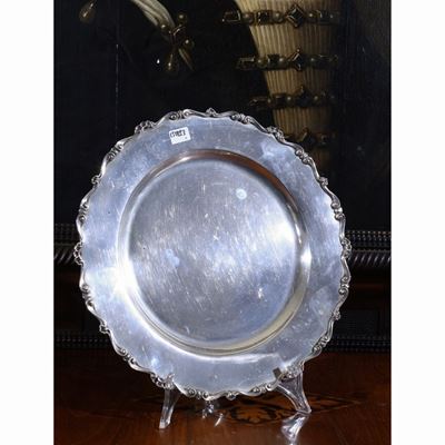 Vassoio Circolare in Argento