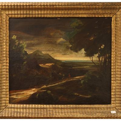 Paesaggio con Viandante