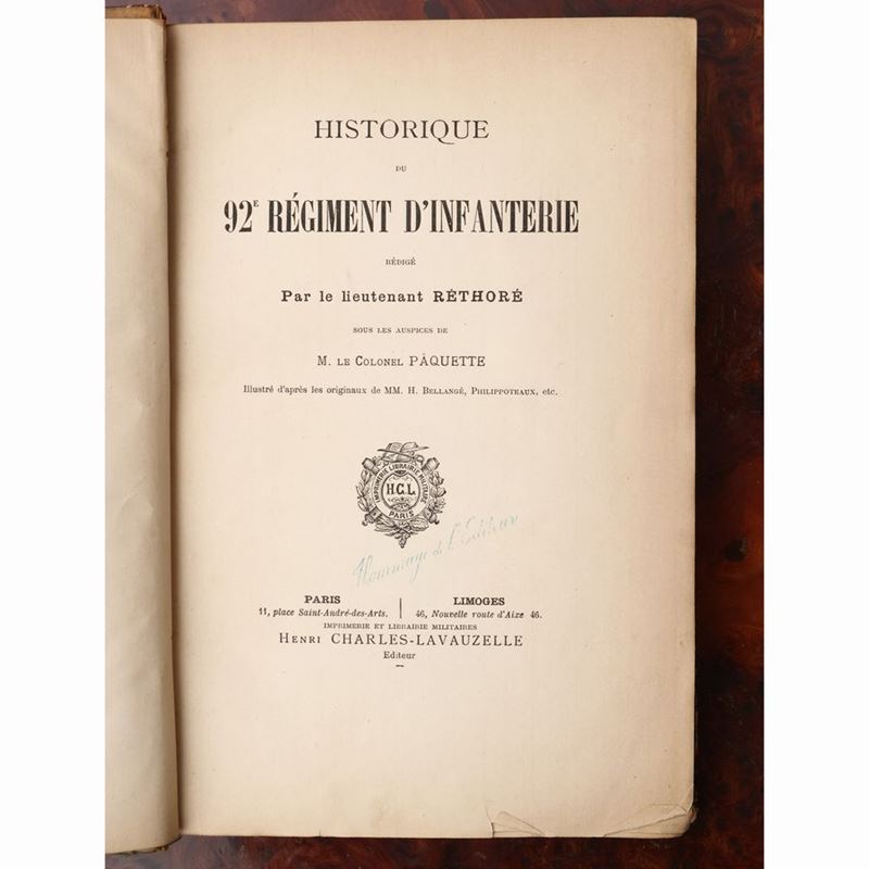 Historique Du 92e Régiment D'infanterie