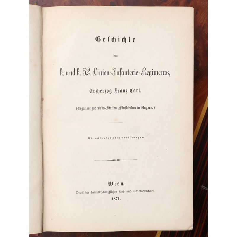 Geschichte Des K. Und 52. Linien- Infanterie-regiments, Erzherzog Franz Carl